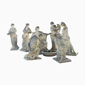 Artiste, Italie, The Baths of Apollo, Marbre, Set de 7