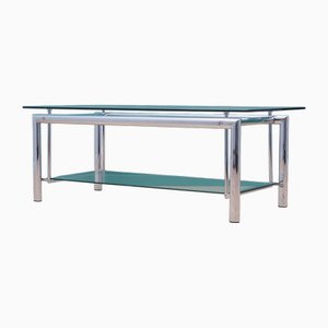 Danish Glass Coffee Table, 1970s