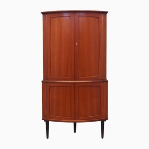 Dänischer Eckschrank aus Mahagoni, 1970er