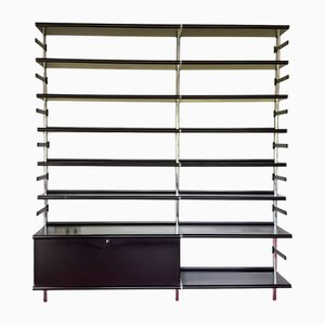 Wingset Shelving System in Black by Otto Zapf for Vieler / Vitra, Germany, 1980s
