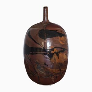 Vase en Grès par Francisco Pereira pour Puisaye, 1970s