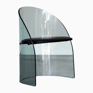 Sculptural Glass Chair from Fiam, 1980s