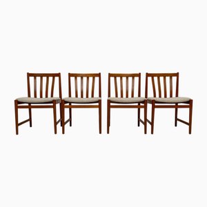 Vintage Esszimmerstühle aus Teak von Slagelse Møbelværk, 1960er-1970er, 4er Set