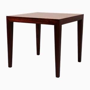 Tavolino in legno scuro di Severin Hansen per Haslev Møbelsnedkeri, Danimarca, anni '50