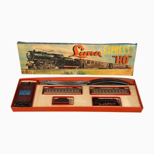 Vintage Modelleisenbahn Lima Express Ho 9001 Elektrisches Spielzeug, 1960