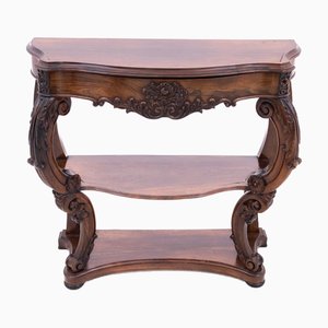 Vintage French Rosewood Console Table, 1950s