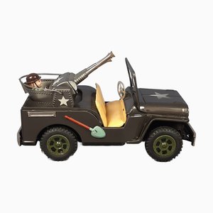 Jouet Vintage Army Combat Jeep Daya Terai, Japon, 1960s