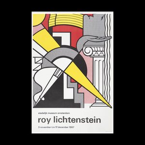 Stedelijk Museum Amsterdam Exhibition Poster by Roy Lichtenstein, 1967