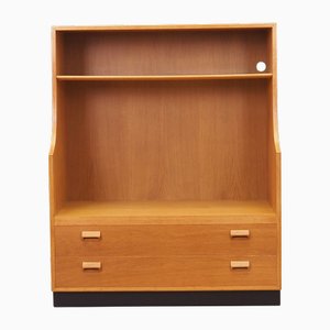 Dänisches Vintage Bücherregal aus Eschenholz von Børge Mogensen für Søborg Møbler, 1970er