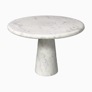 Table Basse Ronde Moderne en Marbre, Italie, 1970s