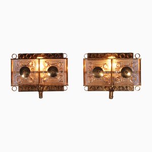 Wall Sconces by Carl Fagerlund for MPR Denmark,1960, Set of 2