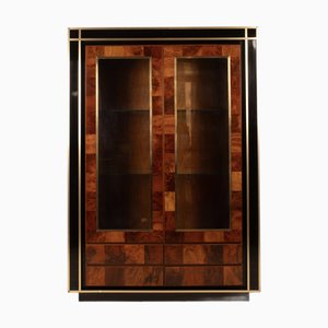 Bar Showcase in Sequoia Burl by Mario Sabot, 1970s