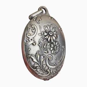 Art Nouveau Medallion Pendant, 1890s