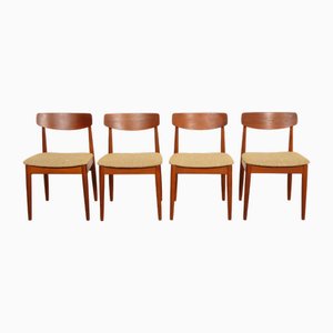 Sedie da pranzo in teak di Casala, set di 4