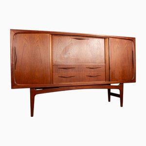 Dänisches Highboard aus Teak von Ærthoj Jensen & Mølholm Herning, 1960er