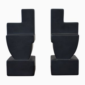 Cubisme Buchstützen von Elad Yifra, 2er Set