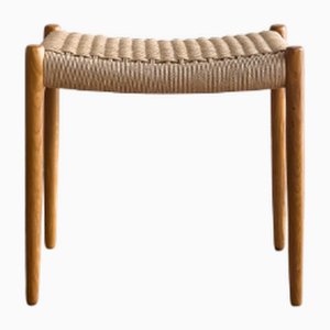 Tabouret 80A Mid-Century Moderne en Chêne par Niels Otto Møller pour JL Mollers, Danemark