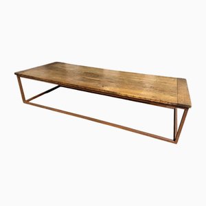 Grande Table Basse en Chêne, France, 1900s