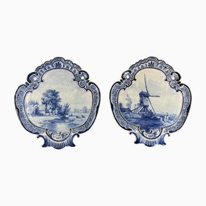 Delfter Wandtafeln von Joost Thooft & Labouchère für Royal Delft, 2er Set