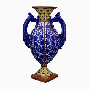 Large Ceramic Vase by Umberto Marfisi for Cooperativa Ceramica Imola, 1940s
