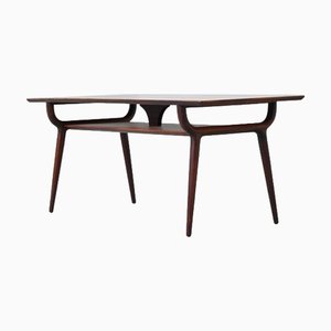 Sculptural Coffee Table in Rosewood by Gunni Omann for Omann Jun, Denmark, 1958