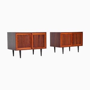Cabinets in Rosewood by Ib Kofod-Larsen for Faarup, Denmark, 1960s, Set of 2