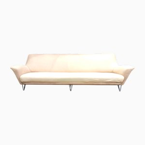 Large Vintage Beige Sofa, 1950s