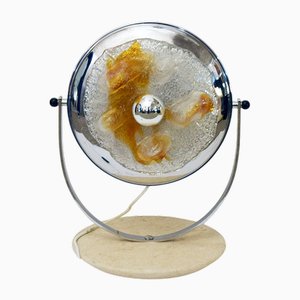 Lampada da tavolo vintage di Toni Zuccheri per Mazzega, anni '70