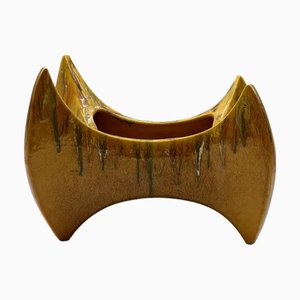 Brutalist Ceramic Centerpiece by Elio Schiavon for Bertoncello, Italy, 1970s