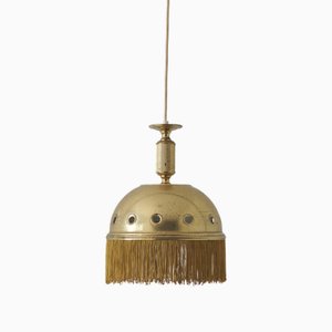 Vintage Fringe Lamp, Denmark, 1970s