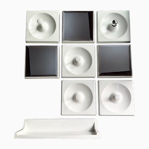 Vintage Quadro Wall Wardrobe Set from Schönbuch, 1970s, Set of 9