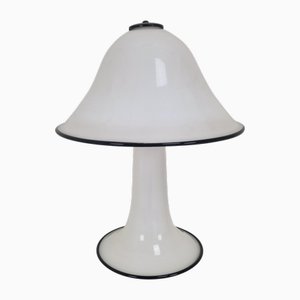 Mundgeblasene Pilzlampe aus Muranoglas, 1970er