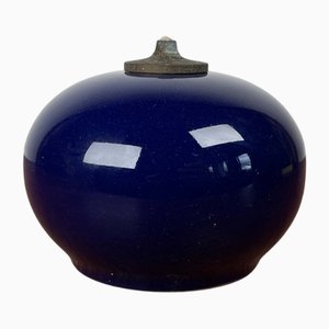 Dänische Mid-Century Studio Öllampe aus Keramik von Asbo Stentøj, 1960er