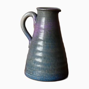 Pichet Soliflore en Céramique Bleu-Violet par Gubbels Helden, RFA