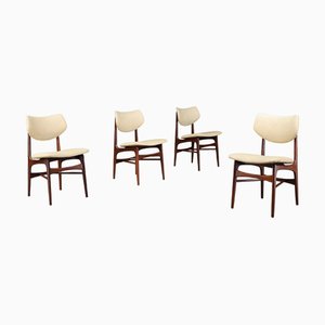 Sedie da pranzo Hamar Mid-Century di Louis van Teeffelen per Wébé, Paesi Bassi, anni '60, set di 4