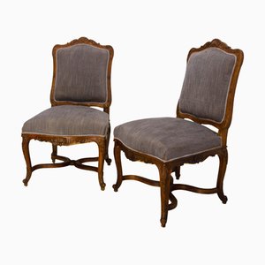 Mid-Century Regency Chairs, Set of 2