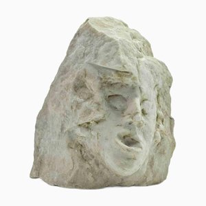 Sirio Pellegrini, Escultura de cabeza, años 60, Piedra