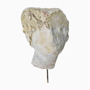 Sirio Pellegrini, Escultura de cabeza, años 60, Piedra