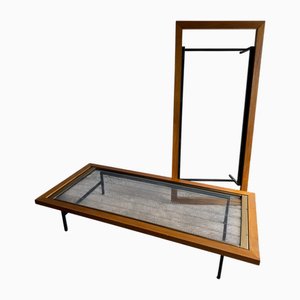 Sofá cama vintage de Decoene, años 60. Juego de 2