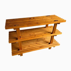 Rustic Wooden Shelving Unit