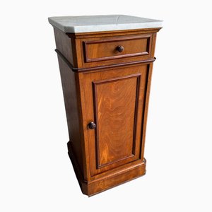 Vintage Cabinet with White Marble Top