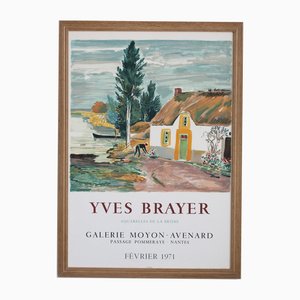 Französisches Ausstellungsplakat von Yves Brayer, 1971