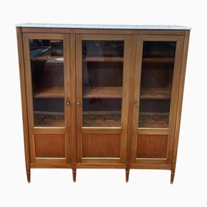 Vitrine im Louis XVI-Stil mit 3 Türen