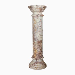 Italienische Vintage Marmorsäule aus Onyx