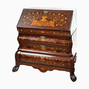 Caballete holandés antiguo de madera preciosa, principios del siglo XVIII
