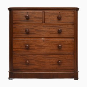 Antique Victorian Chest of Drawers in Mahogany, 1860