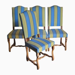 Chaises Louis XIII en Os de Mouton, 1890s, Set de 4