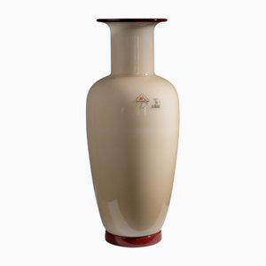 Vaso vintage in vetro di Murano di Barovier & Toso, anni '70