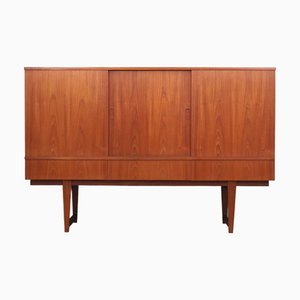 Dänisches Vintage Highboard aus Teak, 1960er