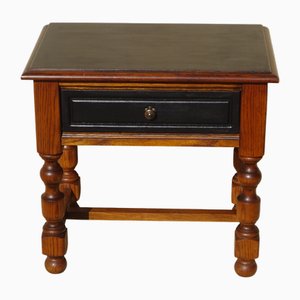 Table de Chevet Vintage en Chêne, 1980s
